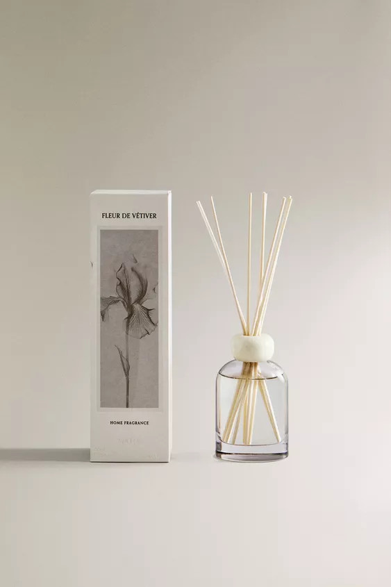 (4.06 oz) FLEUR DE VÉTIVER SCENTED REED DIFFUSER | Zara US