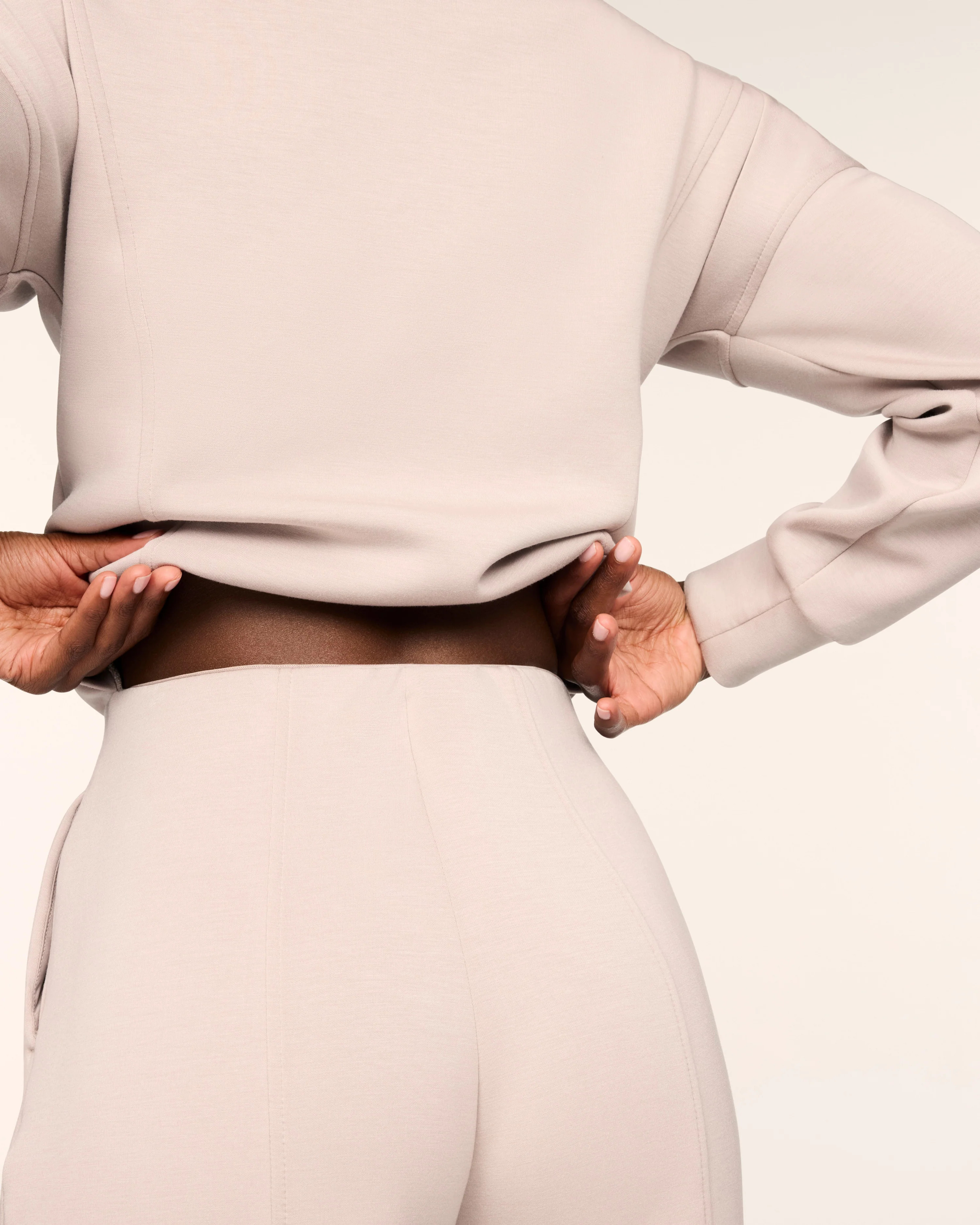Long Sleeve Shawl Collar Jumpsuit | Spanx