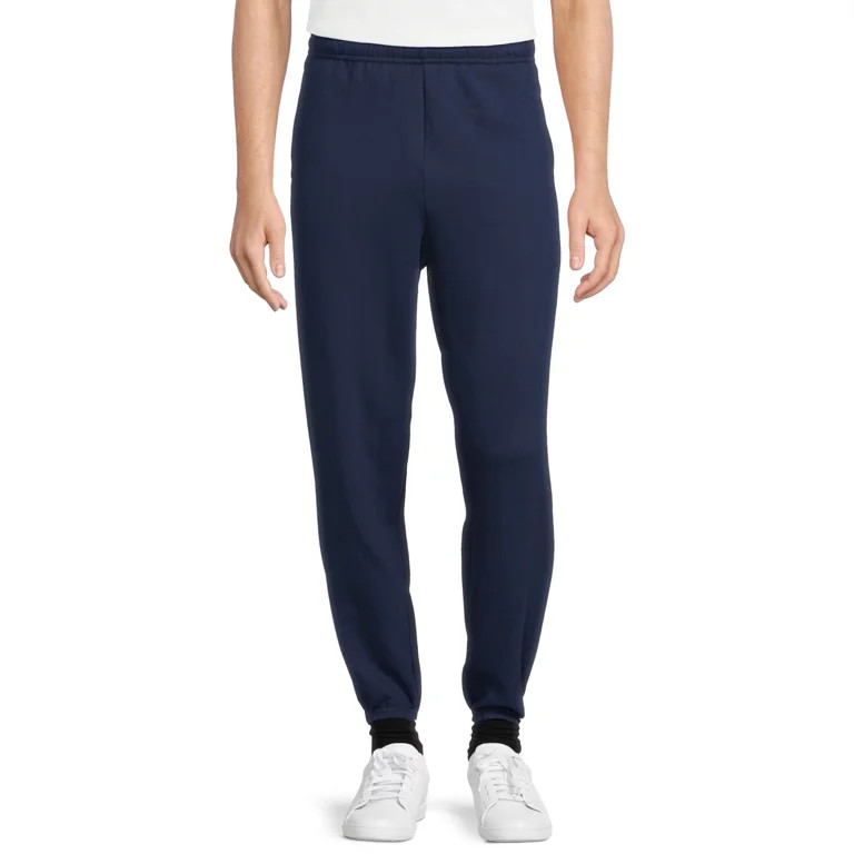 Athletic Works Men's & Big Men's Fleece Elastic Bottom Sweatpants, Sizes S-4XL | Walmart (US)