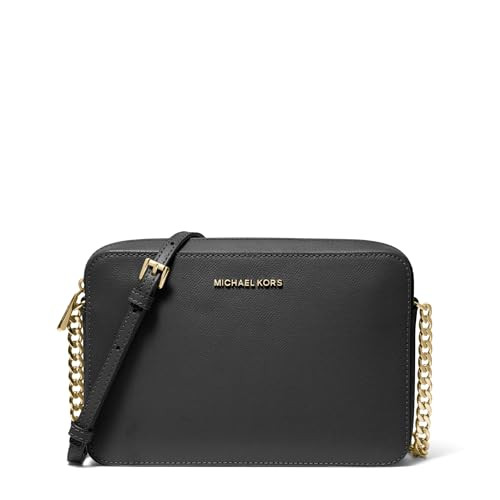 Michael Kors Jet Set Travel LG Ew Crossbody Black One Size | Amazon (US)