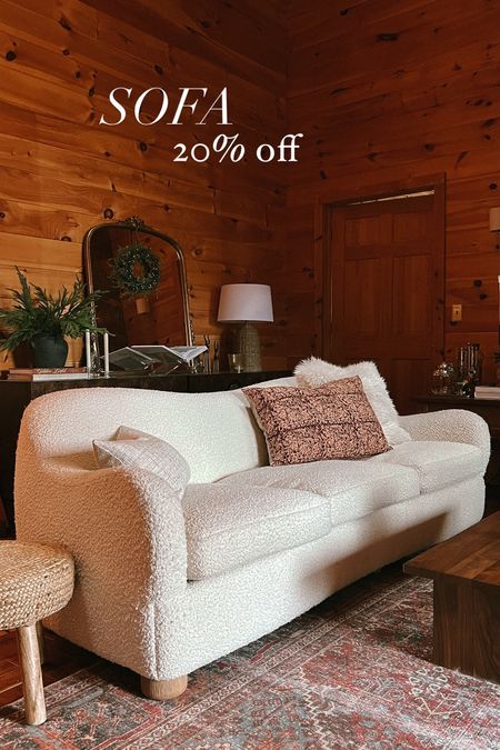 CB2 boucle sofa on sale for Black Friday! 

#LTKCyberWeek #LTKsalealert #LTKhome