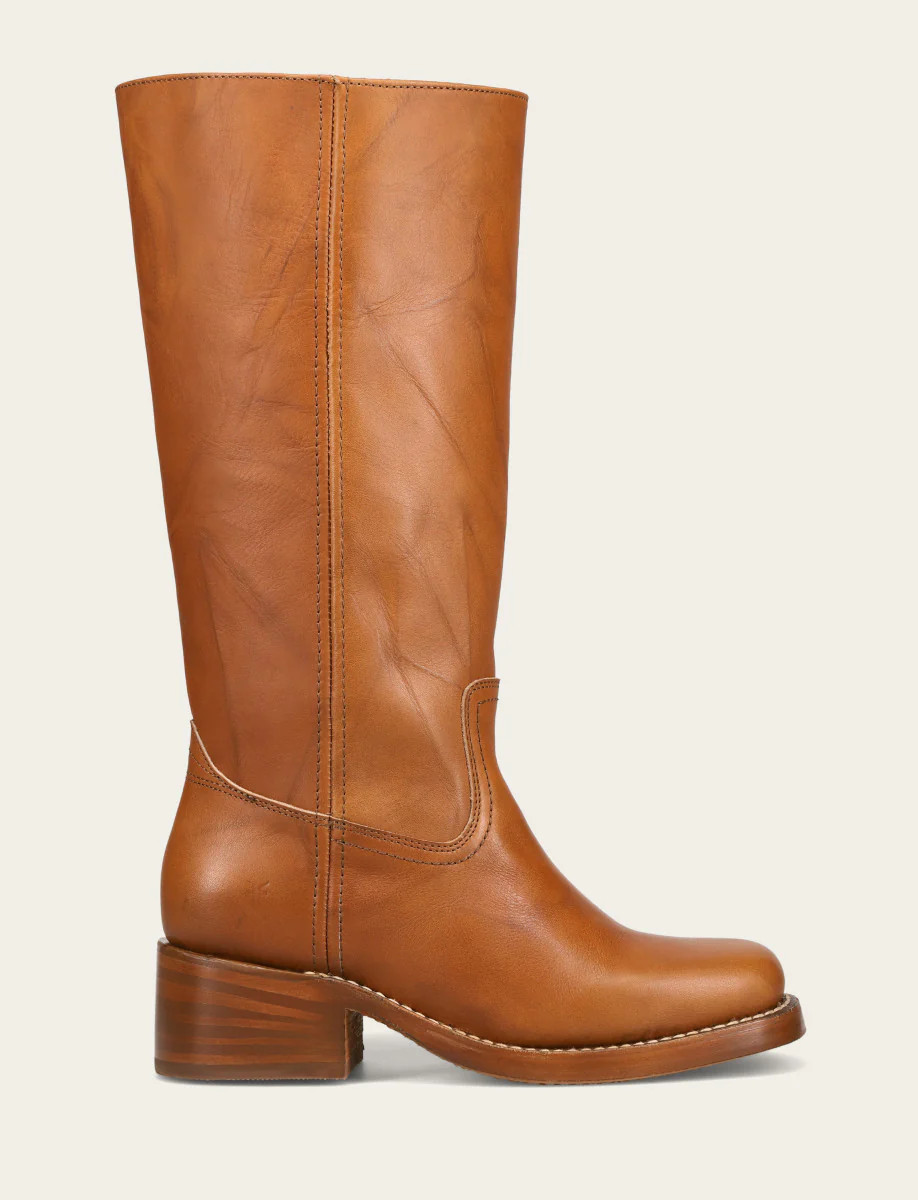 Women's Saddle Campus 14L Wide Calf Boots | The Frye Company | FRYE