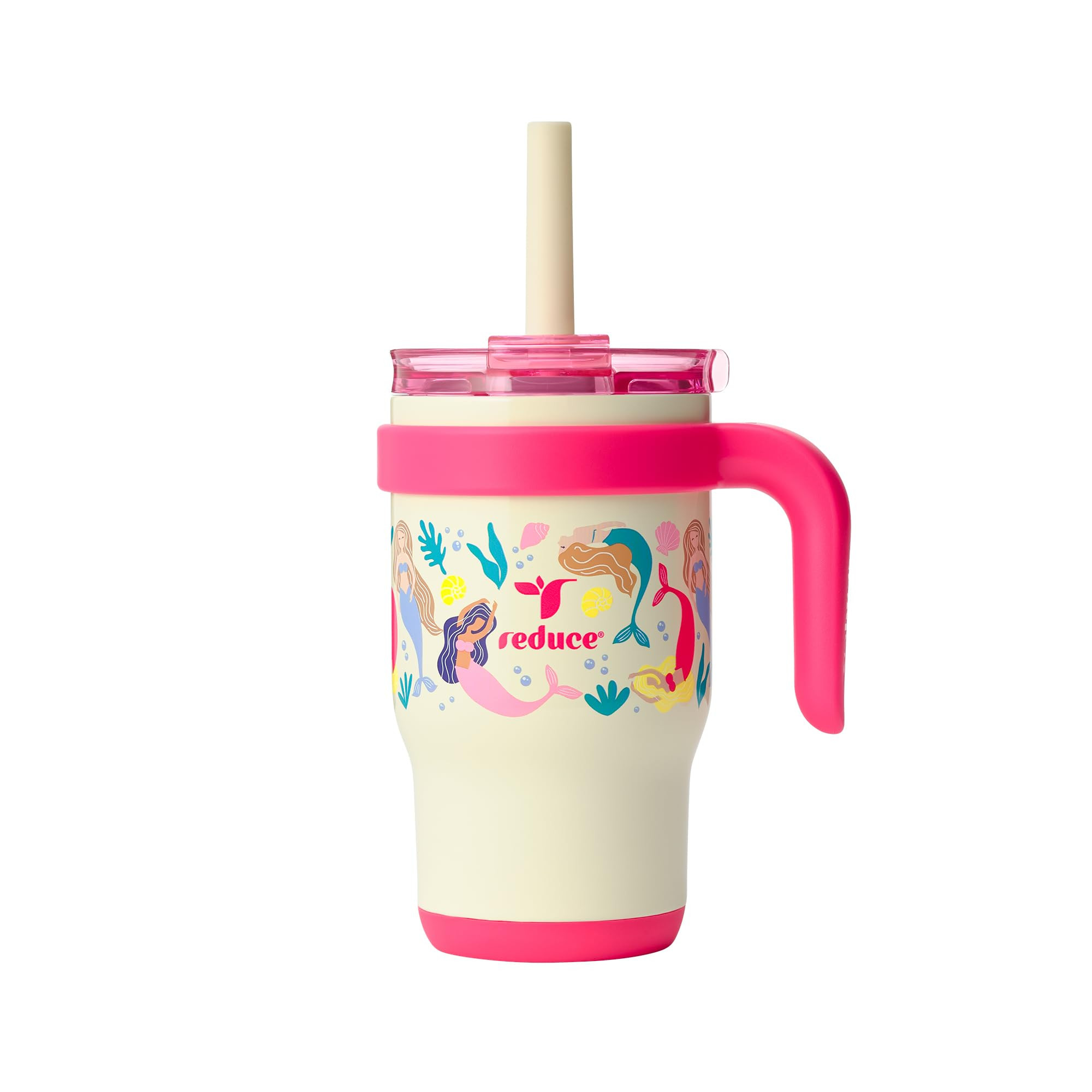 REDUCE 14 Oz Coldee Kids Tumbler with Lid and Straw - Coldee Insulated Travel Mug - Spill-Proof, ... | Amazon (US)