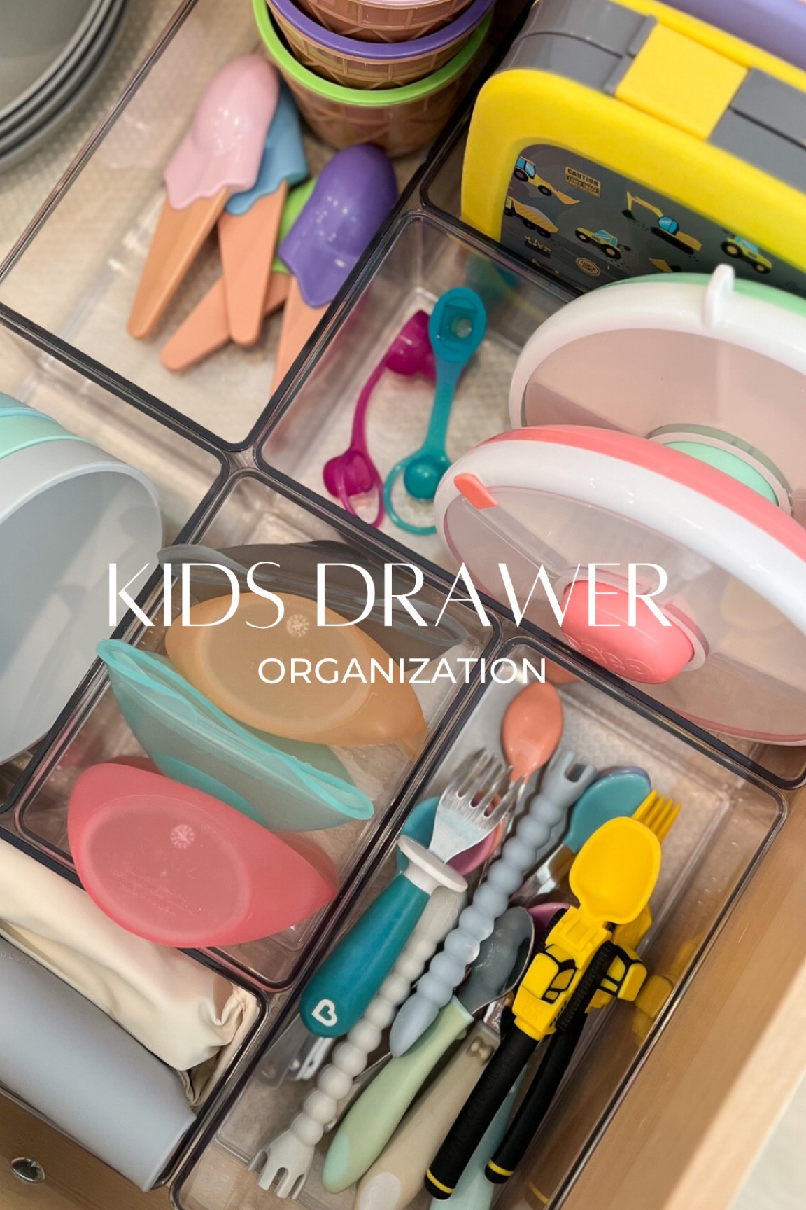 Nesting mode: kids kitchen drawer. Plates, cups, utensils, nursing supplies  

#LTKunder50 #LTKbump #LTKbaby