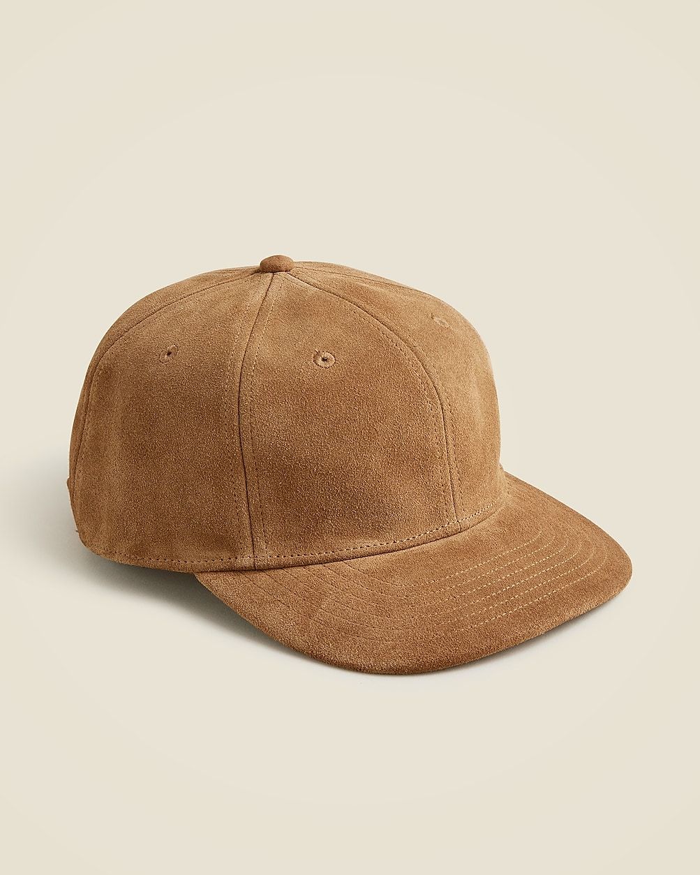 Suede baseball cap | J. Crew US