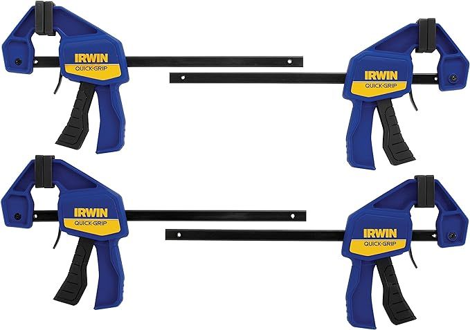 IRWIN QUICK-GRIP Clamps, One-Handed, Mini Bar, 6-Inch, 4-Pack (1964758) | Amazon (US)