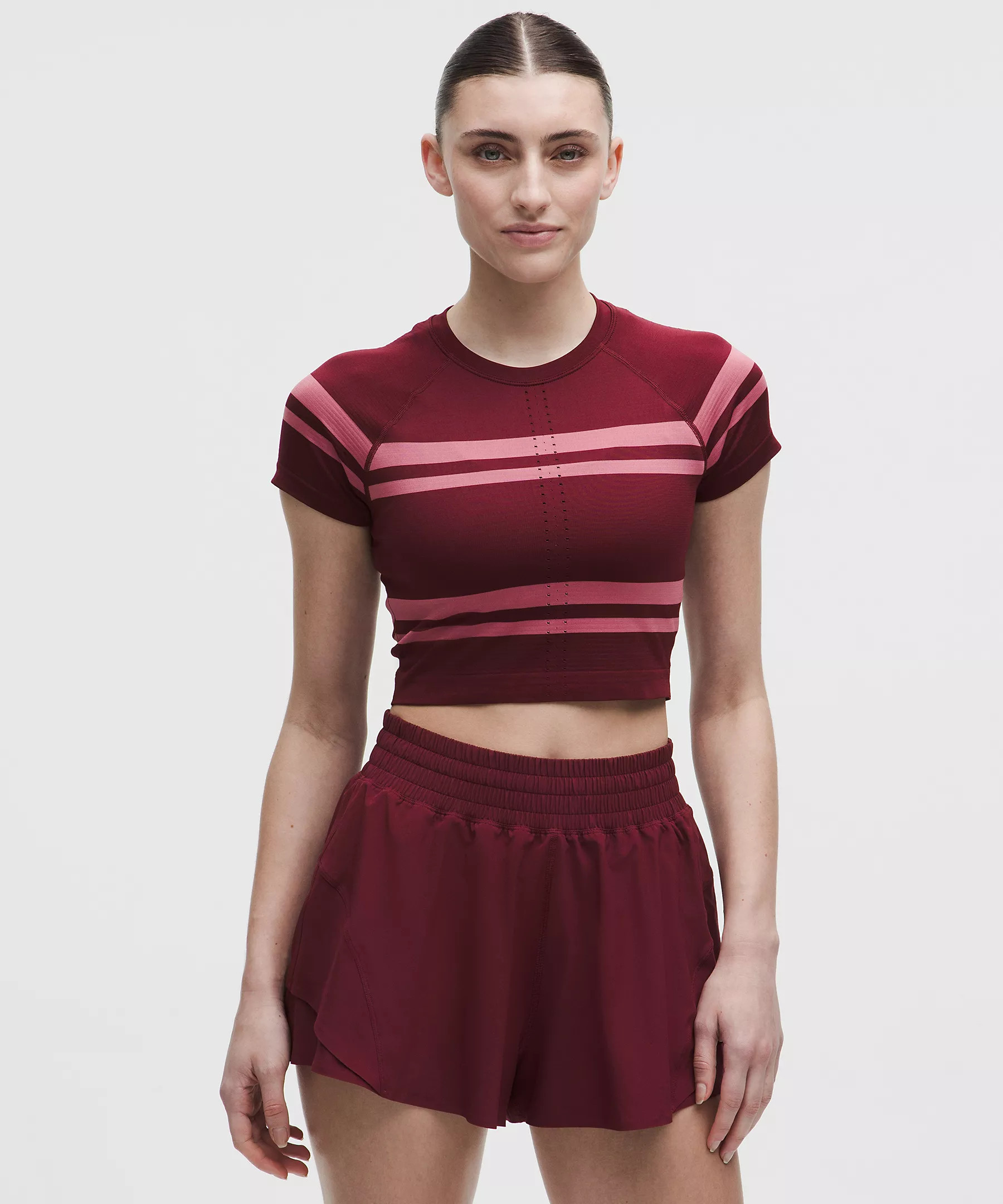 Swiftly Tech Cropped Short-Sleeve Shirt 2.0 | Lululemon (US)