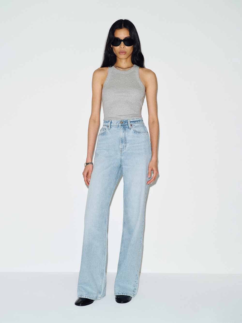 Cary High Rise Slouchy Wide Leg Jeans | Reformation (Global)