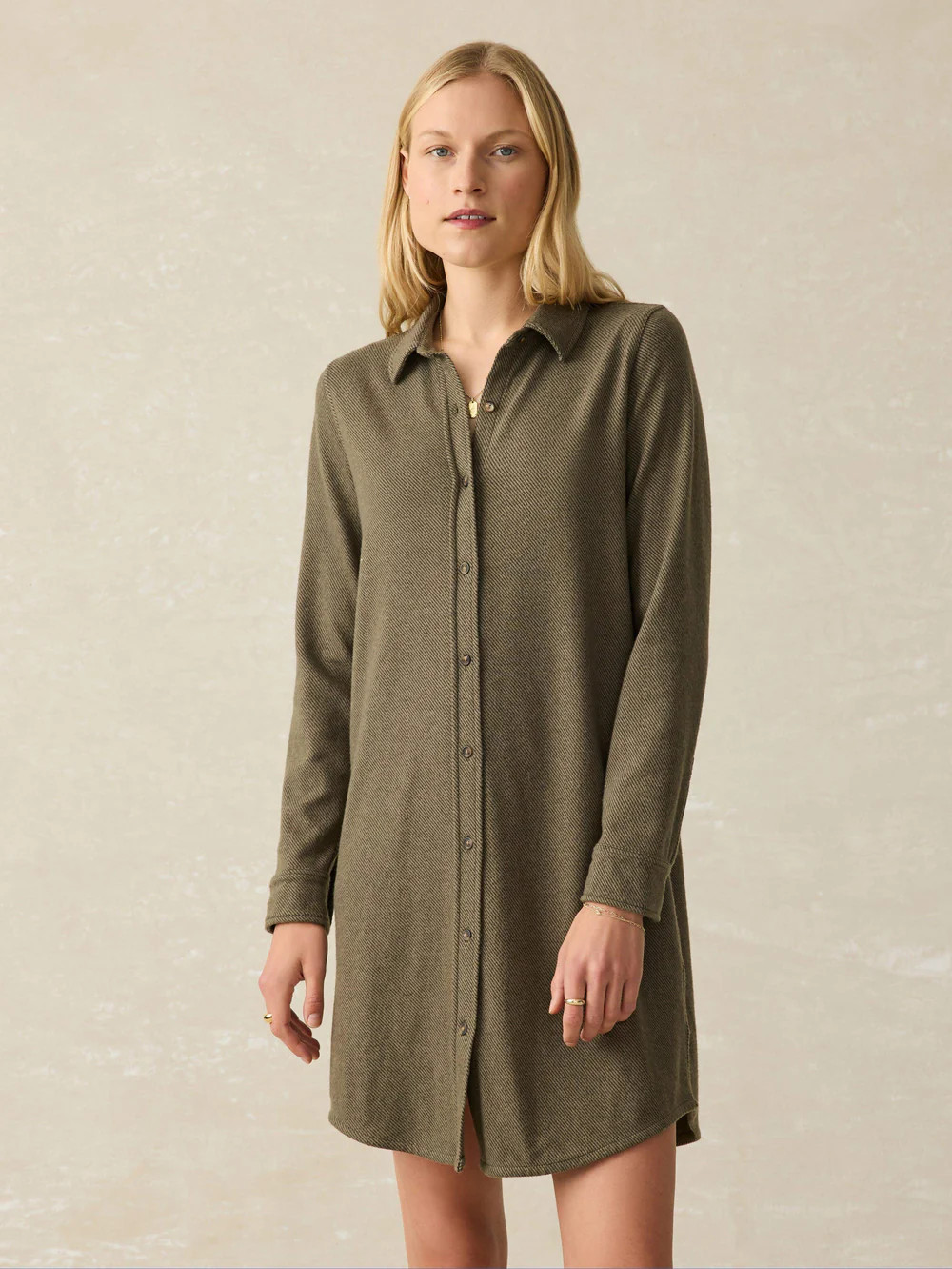 Legend™ Sweater Dress - Heathered Black Twill | Faherty