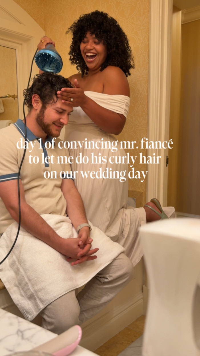 first day on vacay and we’re doing mr. fiancé’s curly hair!!! 

#LTKTravel #LTKMens #LTKWedding