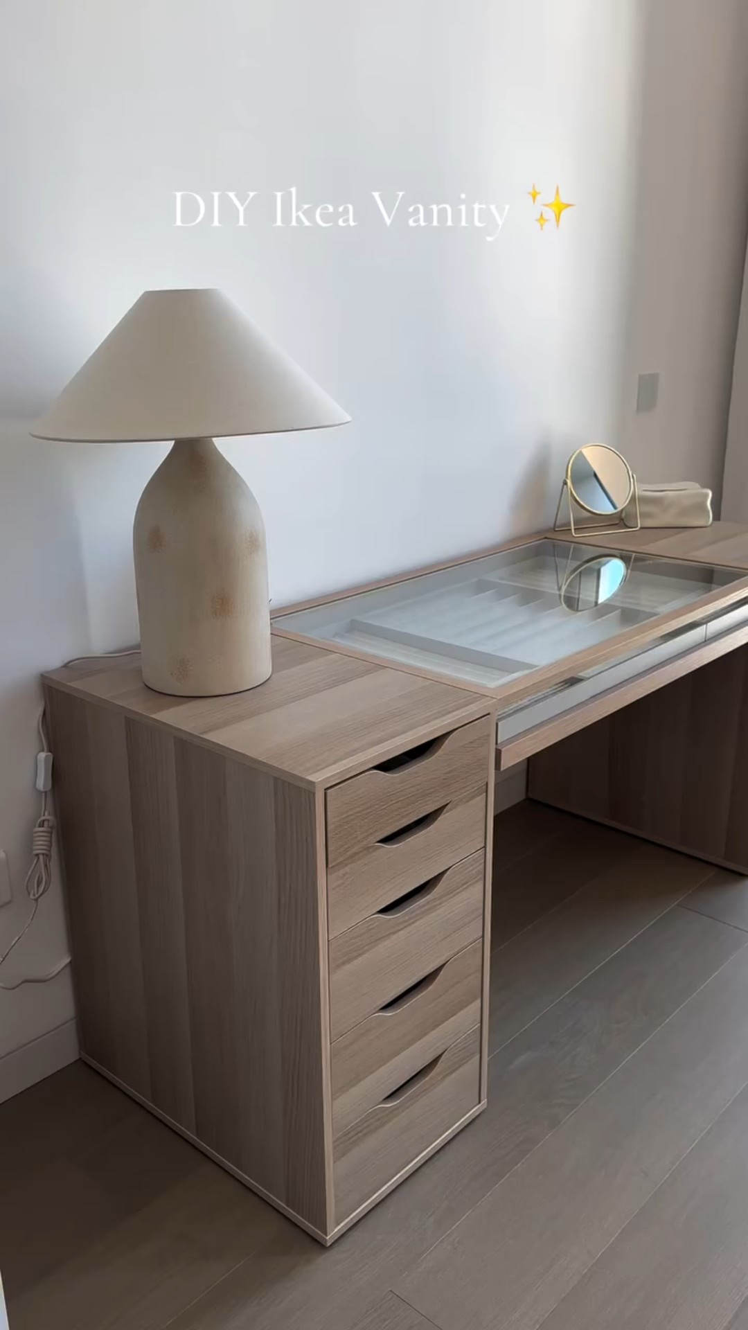 DIY IKEA VANITY