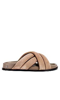 ANINE BING Lizzie Slides in Taupe from Revolve.com | Revolve Clothing (Global)