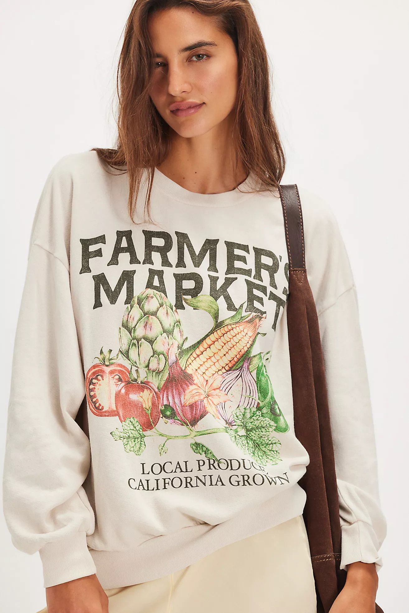 Daydreamer Local Produce Oversized Crew | Free People (Global - UK&FR Excluded)