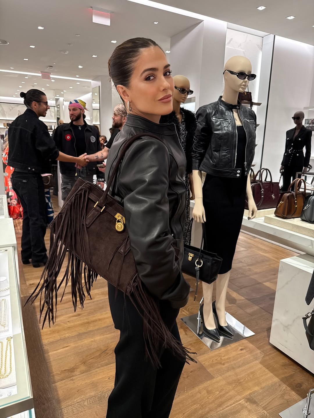 GNO at Michael Kors🖤 

 #LTKootd