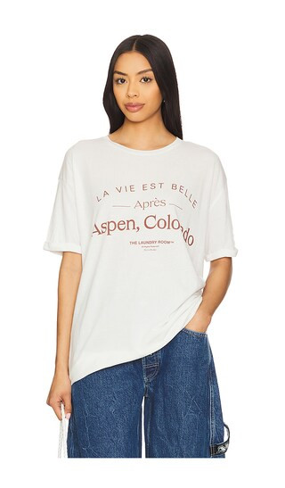 Life Is Beautiful After Oversized Tee in Bone | Revolve Clothing (Global)