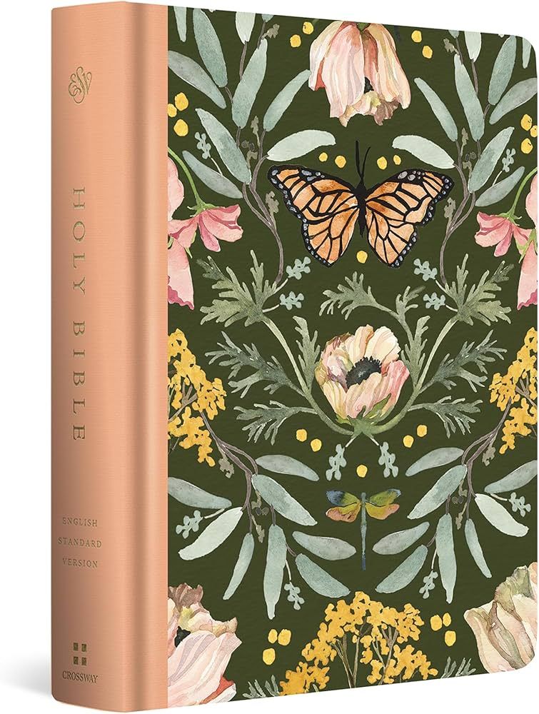 ESV Single Column Journaling Bible, Artist Series (Hardcover, Ruth Chou Simons, Be Transformed) | Amazon (US)