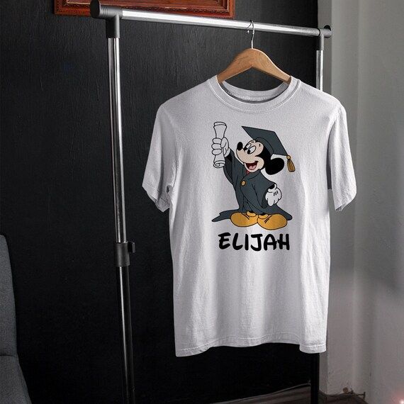 Mickey Mouse Custom Graduation Tshirt Minnie Mouse Custom | Etsy | Etsy (US)