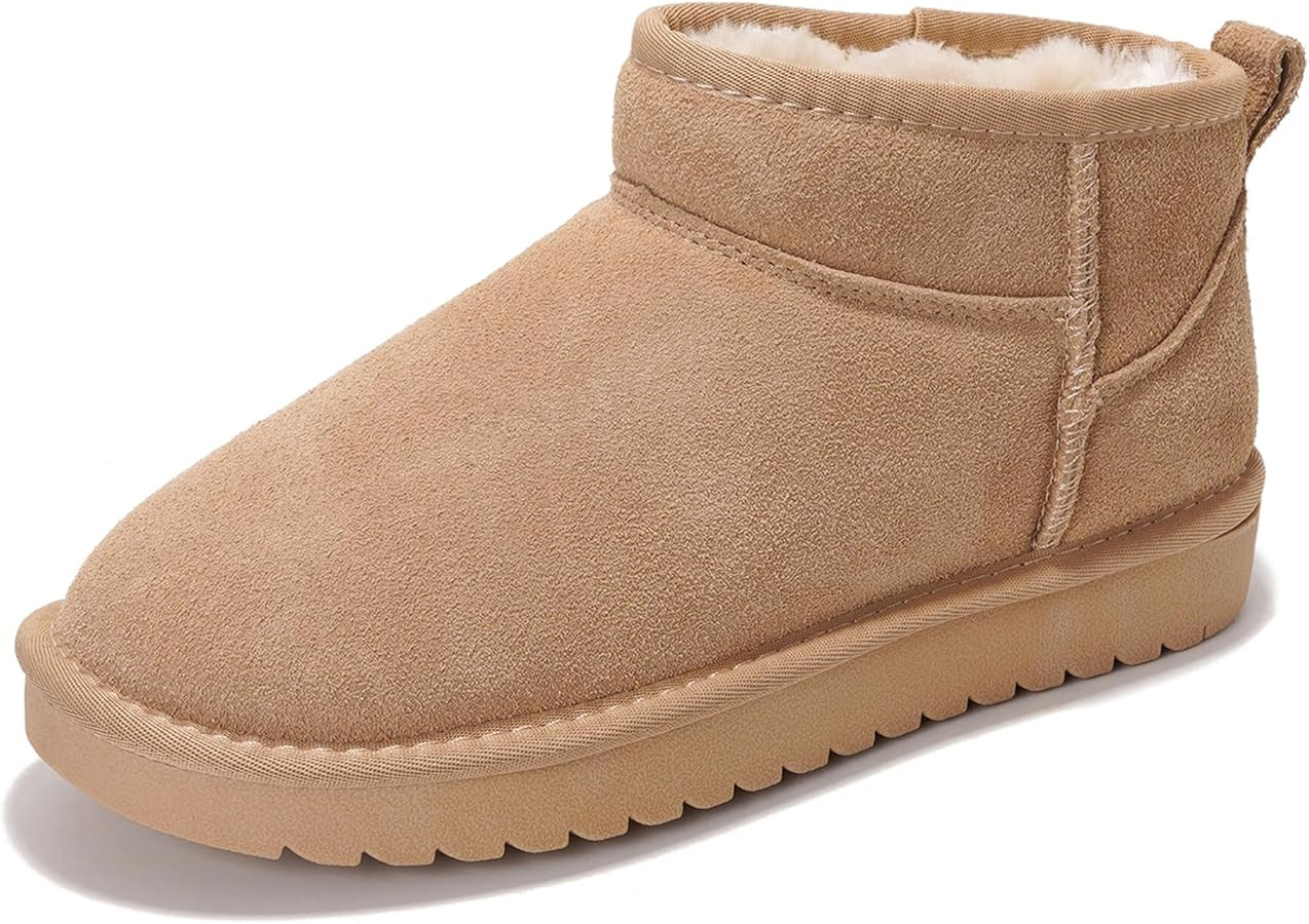 Project Cloud 100% Genuine Leather Ankle Boots for Women - Water Resistant with Memory Foam Insol... | Amazon (US)