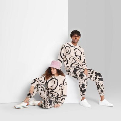 Oversized Sweatshirt - Wild Fable™ Off-White Smiley Face | Target