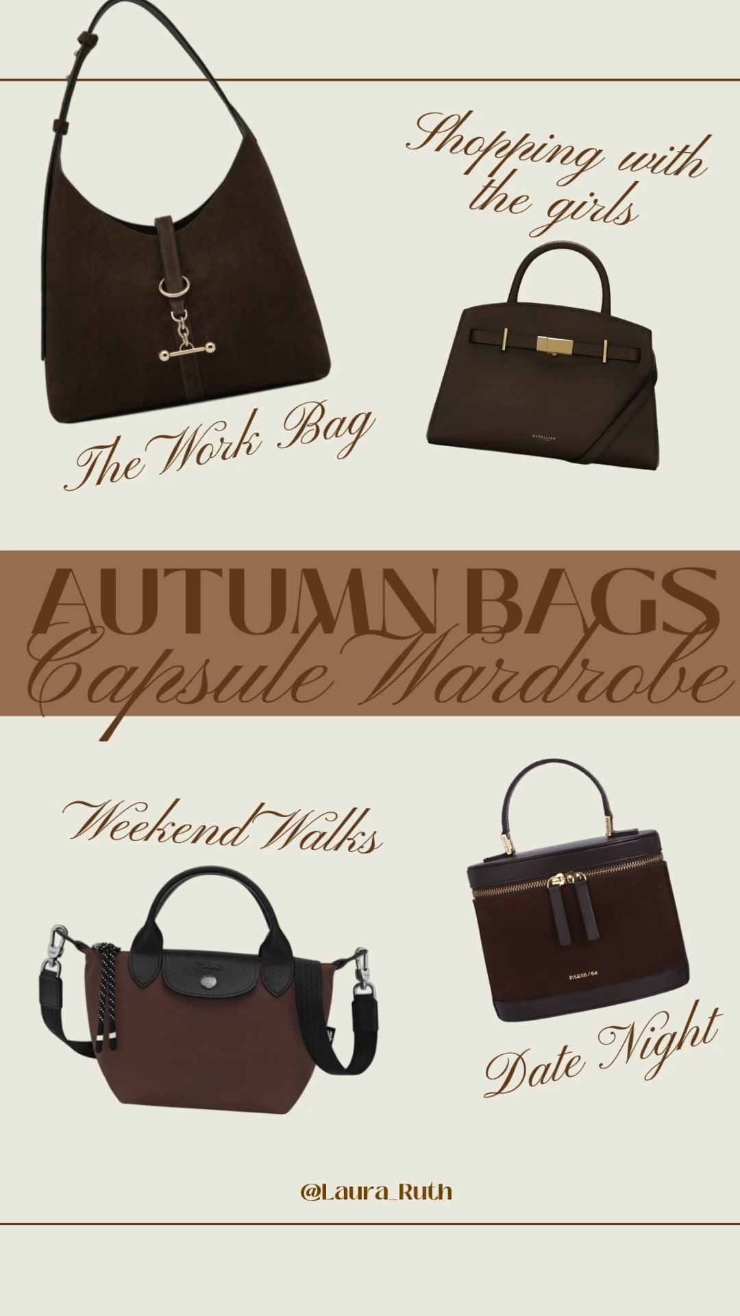 If there’s one accessory I’m leaning into this season, it’s a beautiful brown bag. From everyday crossbody styles to the perfect work bag and something a little more polished for date night, chocolate and espresso tones are having a moment.

I’m loving how effortlessly these shades work with both black and autumn neutrals, chic, timeless and so easy to wear all season long. 🤎🖤 

 #LTKuk #LTKautumn #LTKbag