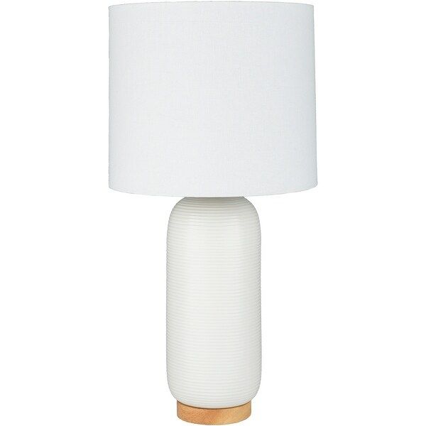 Hamiti 25.5 in. White Modern Table Lamp | Bed Bath & Beyond