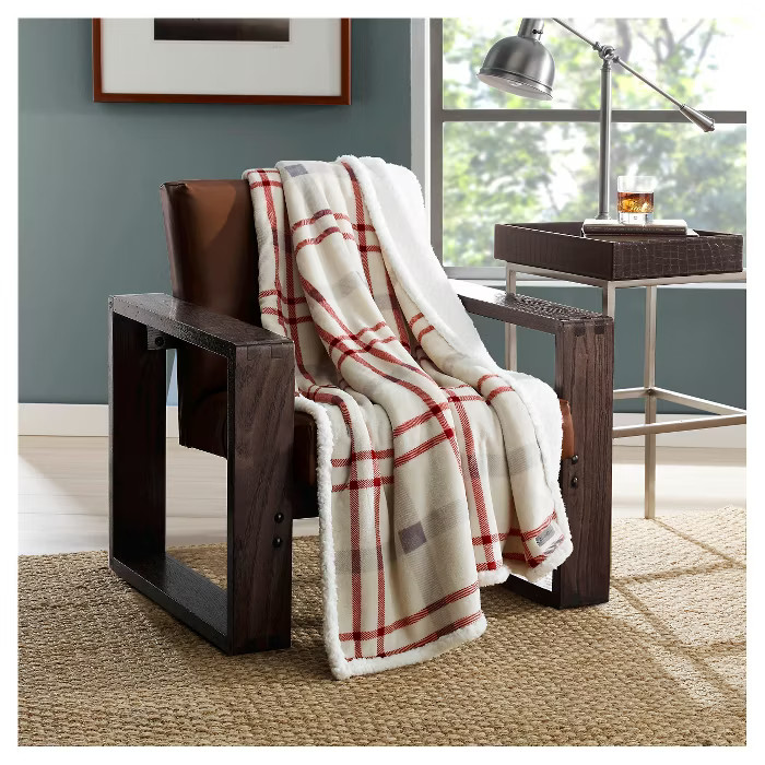 Newcastle Sherpa Throw Chrome - (50 X 60") - Eddie Bauer | Target