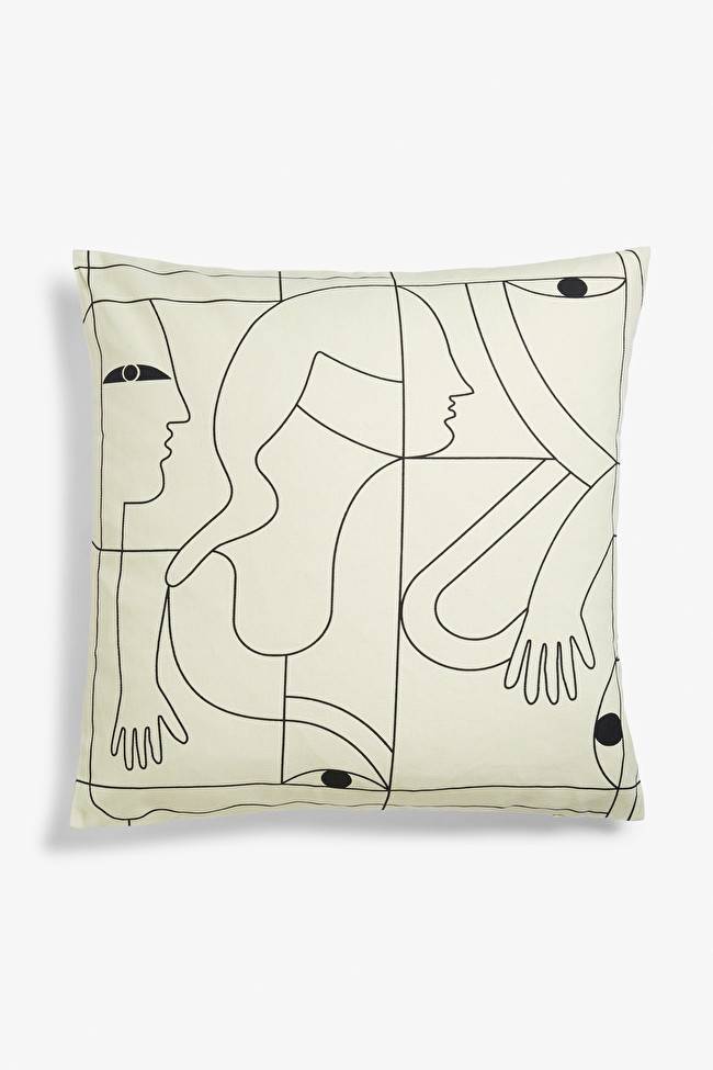 Illustration cushion cover | Monki