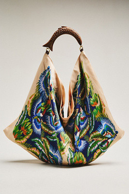 Farm Rio Satin Scarf Medium Bag | Anthropologie (US)