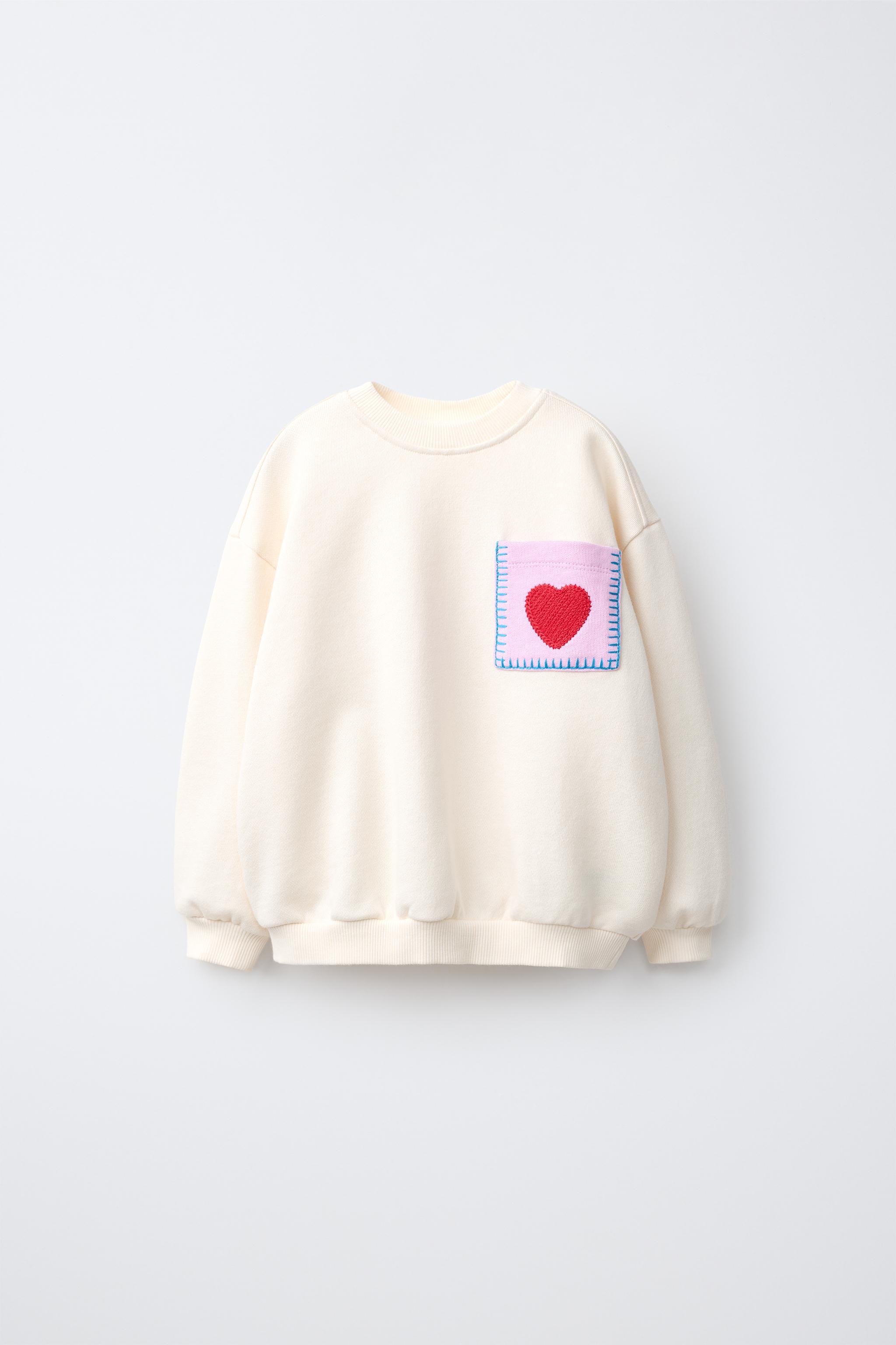 HEART POCKET SWEATSHIRT | Zara US