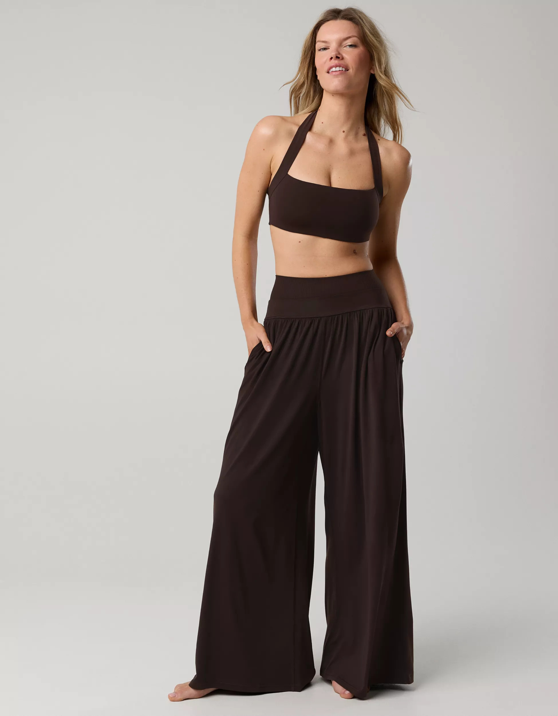 OFFLINE By Aerie The Hugger Go With The Flow Super Wide Leg Pant | Aerie