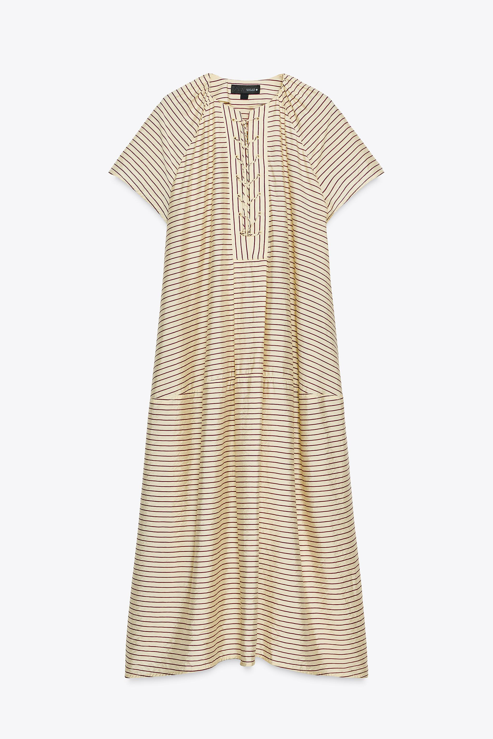 ZW COLLECTION STRIPED TUNIC DRESS | Zara UK