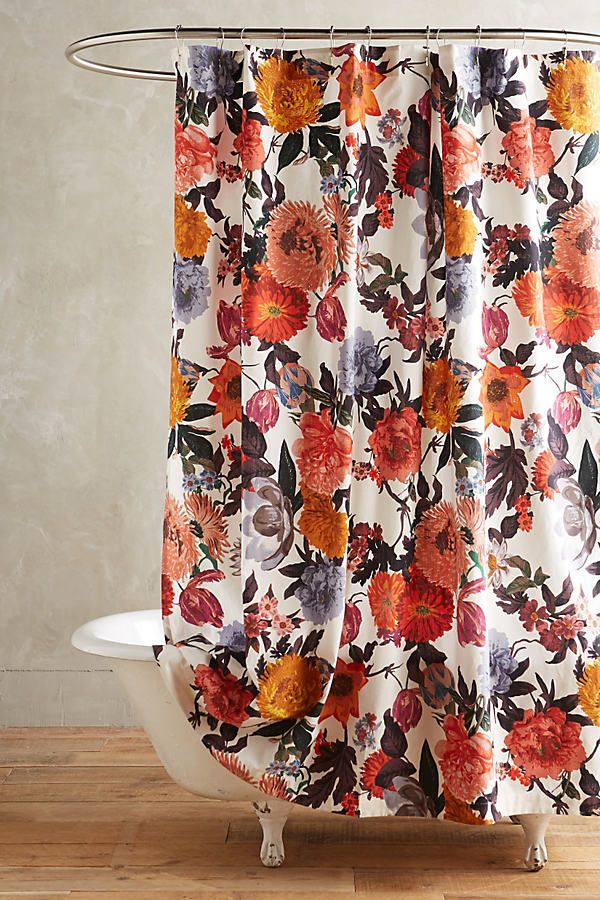 Agneta Shower Curtain By Anthropologie in Assorted | Anthropologie (US)
