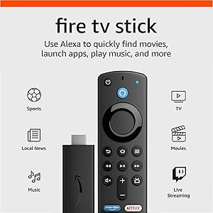 Amazon Fire TV Stick, fast HD streaming, free & live TV, quick app starts, Alexa Voice Remote wit... | Amazon (US)