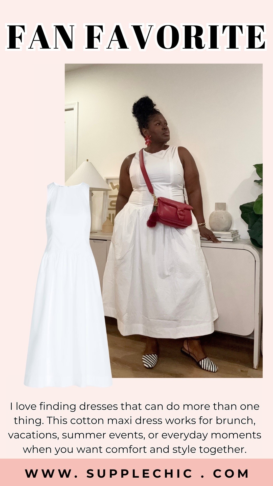 I love finding dresses that can do more than one thing. This cotton maxi dress works for brunch, vacations, summer events, or everyday moments when you want comfort and style together. white maxi dress, cotton maxi dress, plus size maxi dress, summer dress, casual maxi dress, vacation dress, summer outfit ideas, white dress outfit, affordable fashion, everyday dress, minimalist wardrobe, comfortable dresses, summer fashion, capsule wardrobe

#LTKootd #LTKSeasonal #LTKMidsize