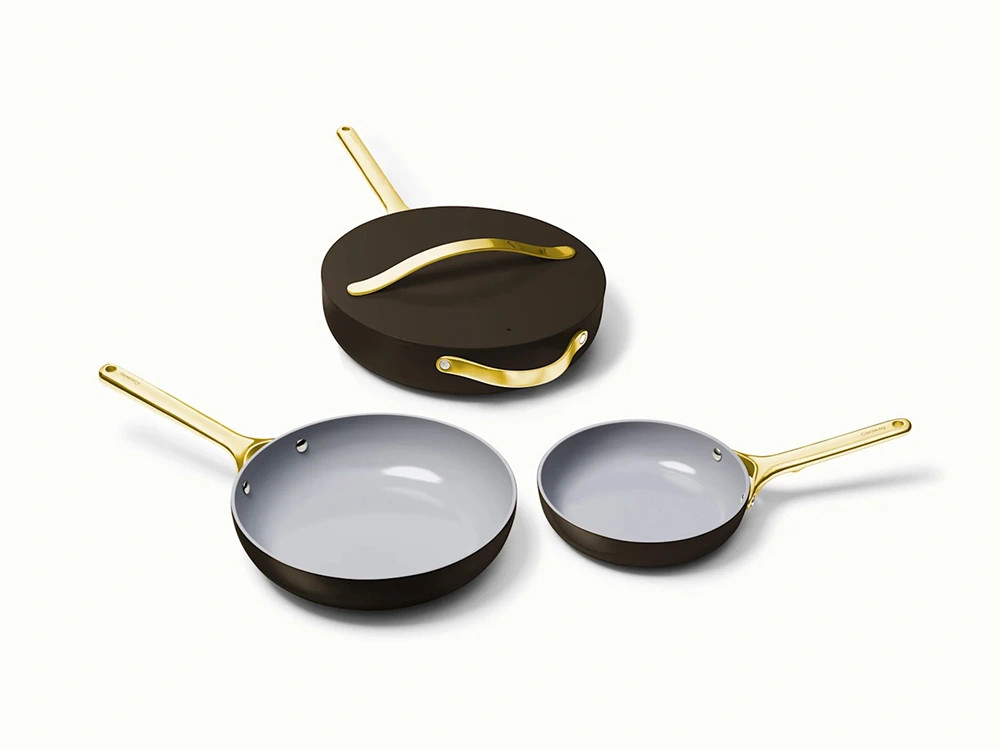 Ceramic Fry Pan Trio  | Non-Toxic Coating for Frying | Non-Stick Coating | Caraway | Caraway