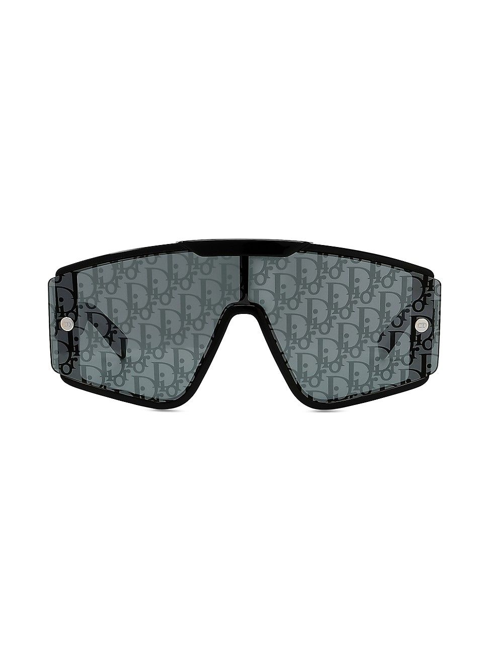 Women's DiorXtrem MU Mask Sunglasses - Black - Black | Saks Fifth Avenue