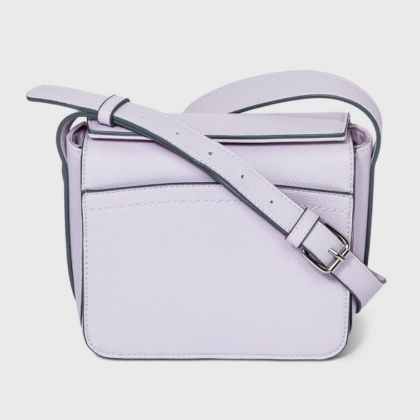 Magnetic Closure Boxy Square Crossbody Bag - A New Day™ Lilac | Target
