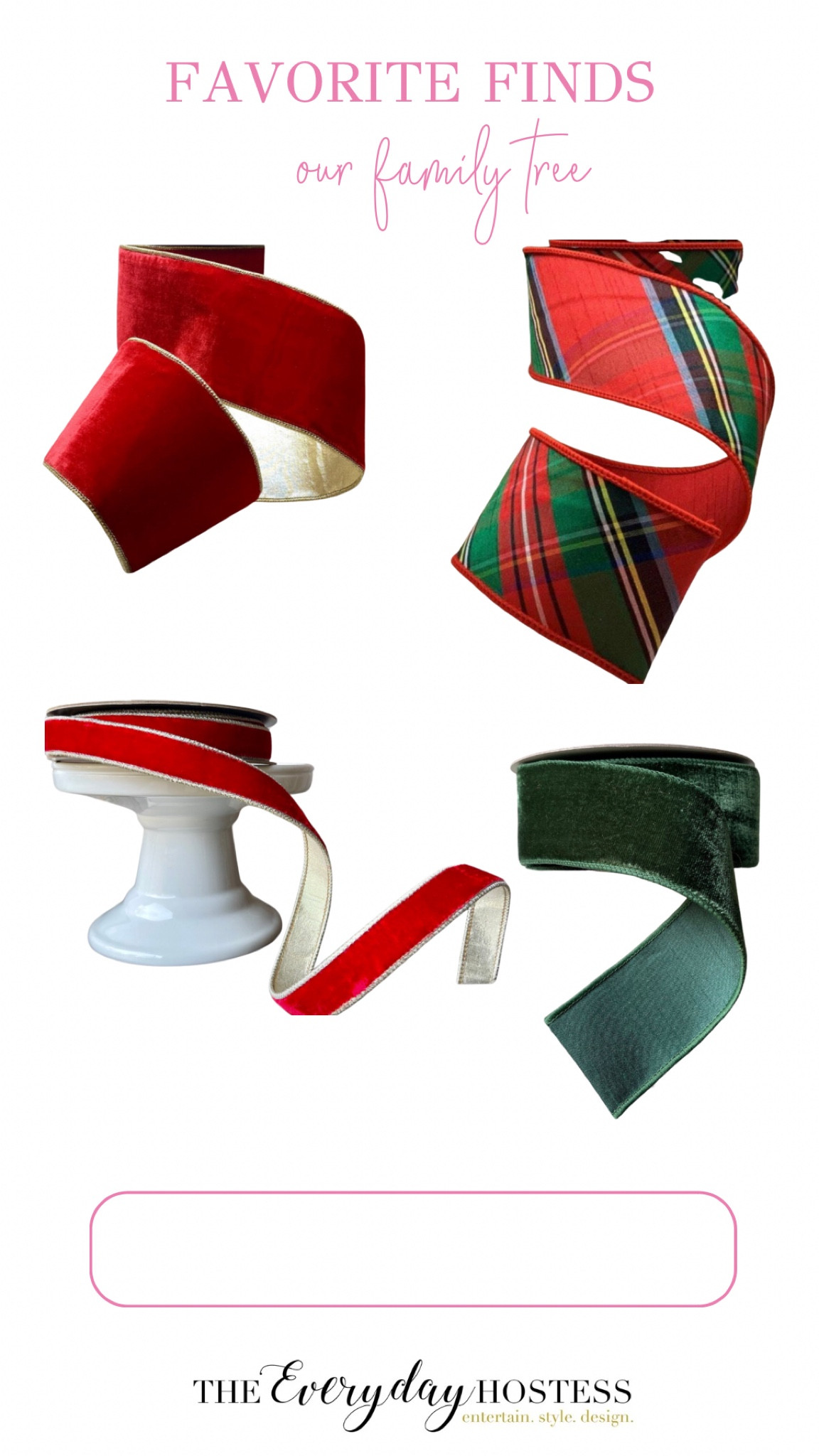 Traditional Christmas tree ribbon #christmad #christmastree 

#LTKHome #LTKSeasonal #LTKHoliday