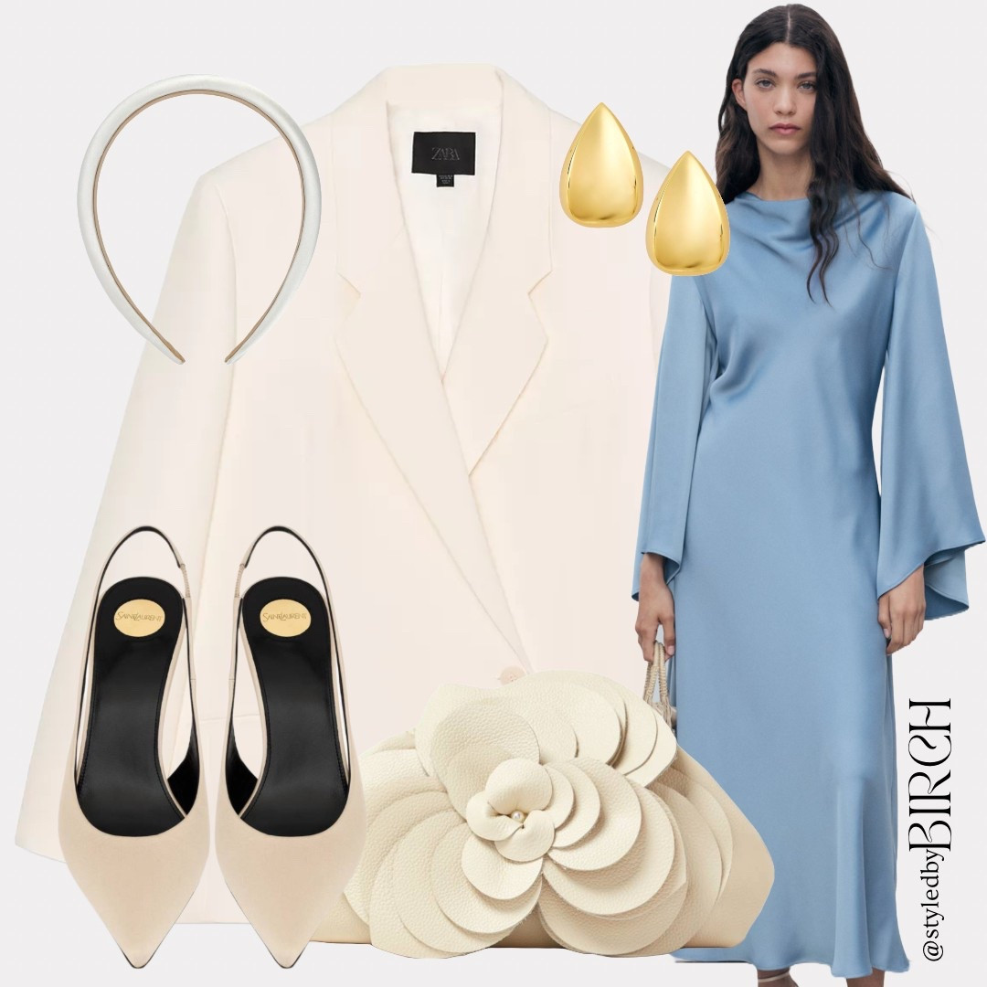 Wedding Guest - Modest ✨

Blazer - Zara - 2010/729/721
Bag - VANINA
Rendez-Vous Clutch Bag in Leather

#LTKwedding #LTKmodest #LTKsummer