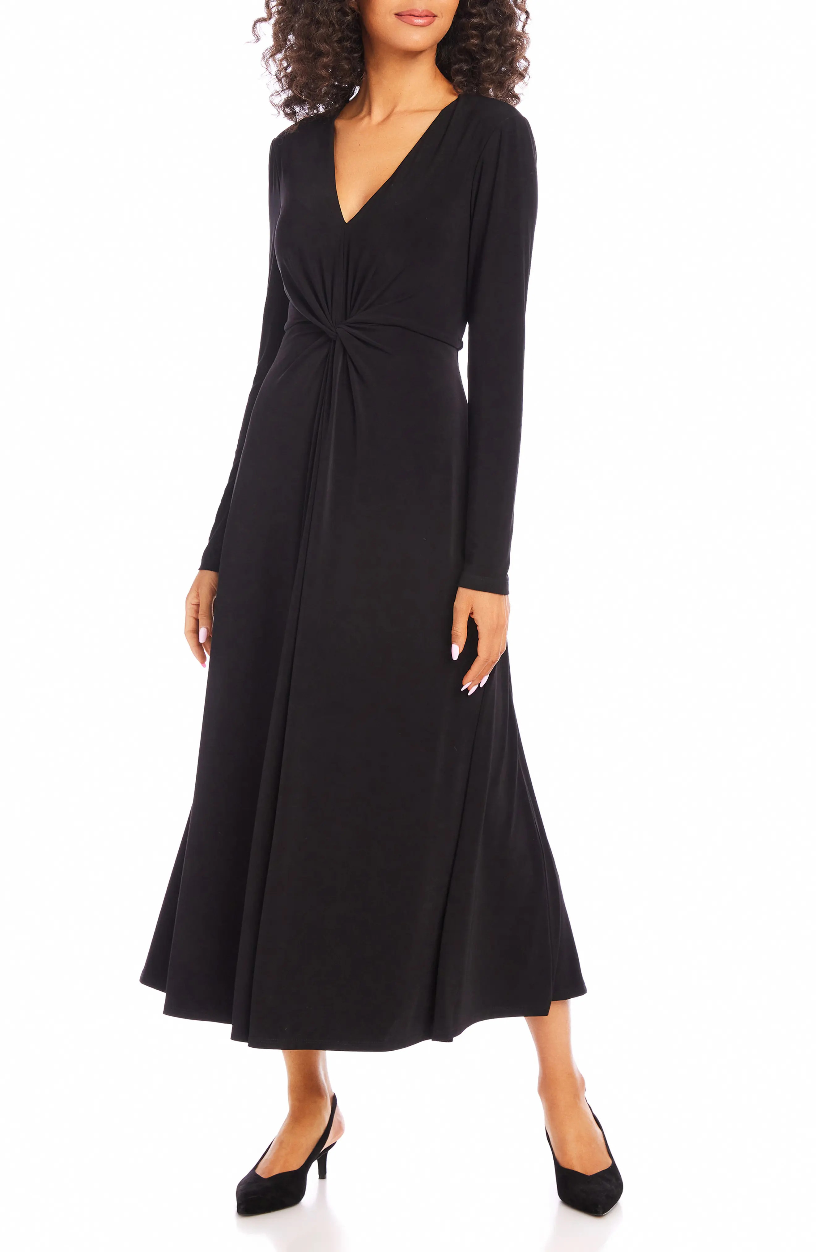 Monroe Travel Jersey Long Sleeve Midi Dress (Women) | Nordstrom | Nordstrom