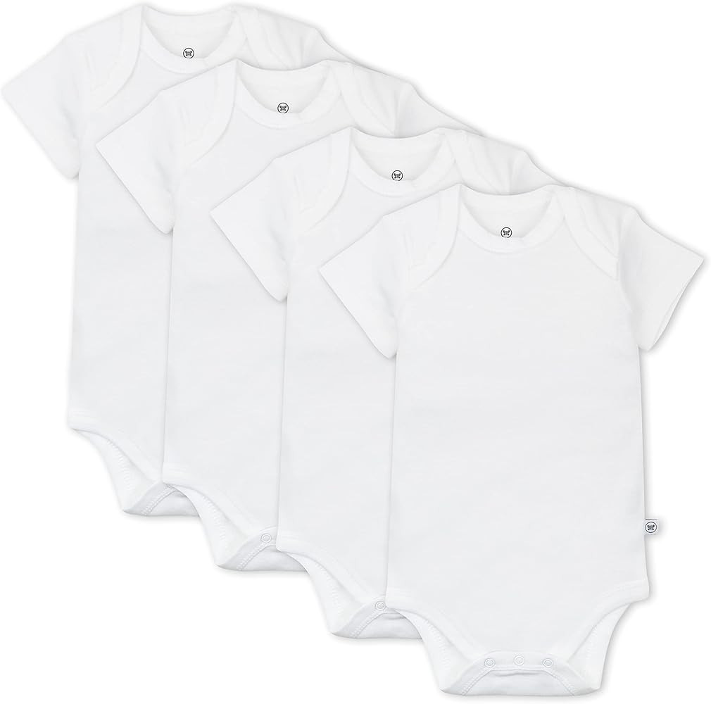 HonestBaby unisex-baby Multipack Short Sleeve Bodysuits One-piece 100% Organic Cotton for Infant ... | Amazon (US)