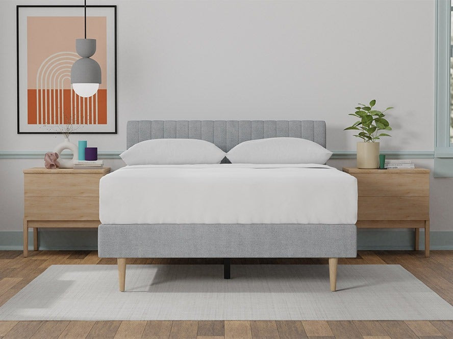 The Claremont - Wood Bed Frame with Headboard | 60-Night Trial | 3 Yr Warranty | Nectar Sleep