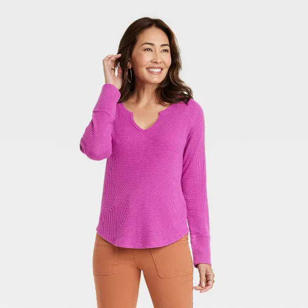Women's Long Sleeve Thermal Top - Knox Rose™ | Target