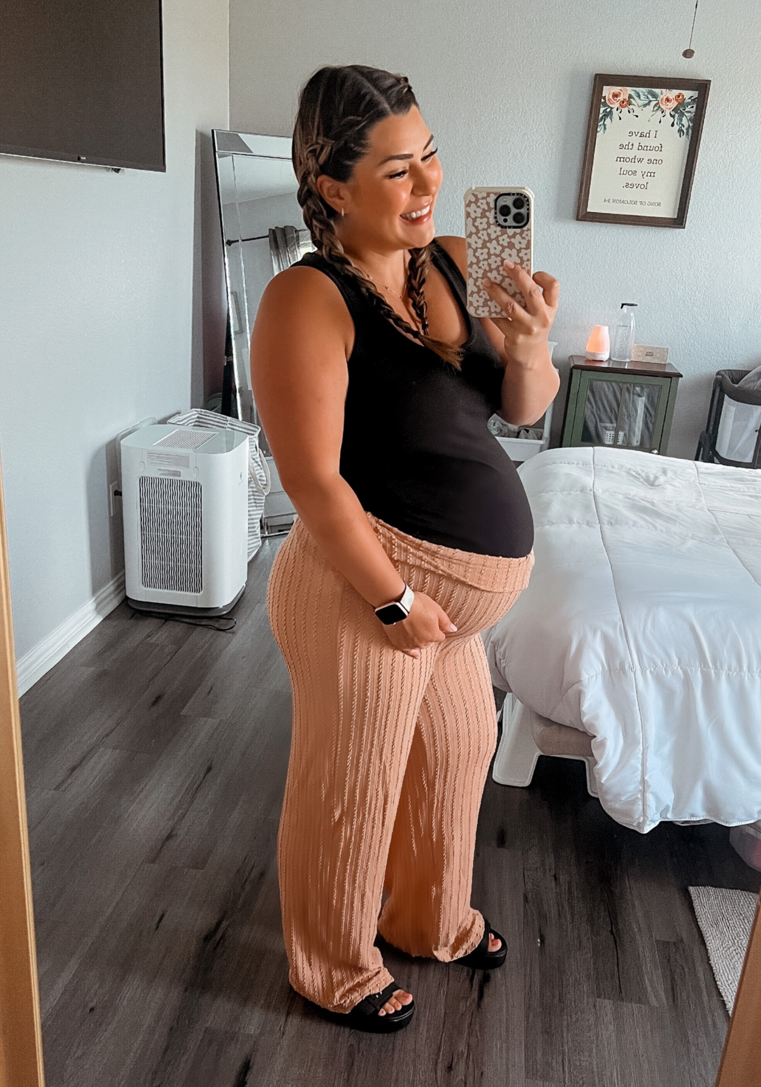 Meeting my son in 8 days! 🫶🏼 
These maternity pants are so soft, stretchy, and adjustable! I’ll be lounging in these postpartum as well 😌 The tank is definitely a maternity essential, because it goes with everything. I also have it in white! I also just got these crocs and they are so incredibly comfy!! The buckles also adjust for swollen feet 🫢

#maternity #petite #petitefashion #mamatried #amazoninfluencer #pregnancy #pregnant #ootd #maternityootd #maternitystyle #dressthebump #stylethebump #maternityonamazon #maternitystyle #maternityspring #maternitysummer #ootdspring #ootdsummer #ootd #pregnancyoutfit #maternityoutfit #pregnancyoutfitspring  #pregnancyoutfitsummer #pregancyoutfitinspo #maternityoutfitinspo 

#LTKfit #LTKbaby #LTKbump