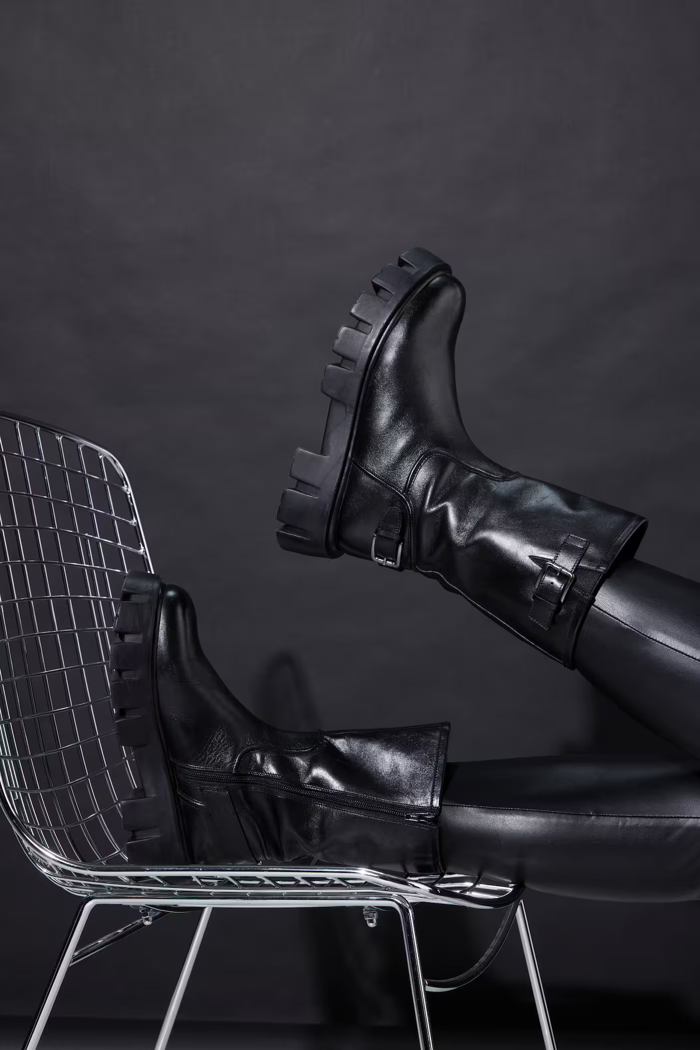 Lederboots, Echtleder, Riegel, Weite H | Ulla Popken DE