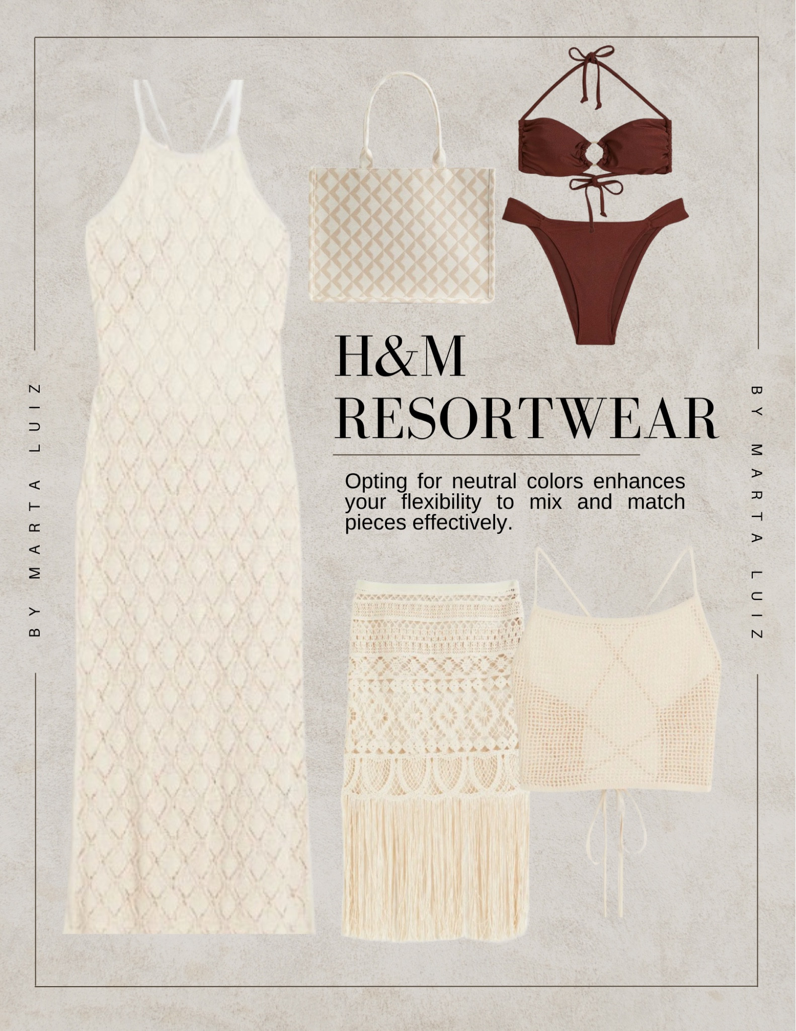 H&M Chic ResortWear 
Affordable Vacation outfits 
Crochet vacation outfits 
Swimsuit 

#LTKSeasonal #LTKtravel #LTKstyletip