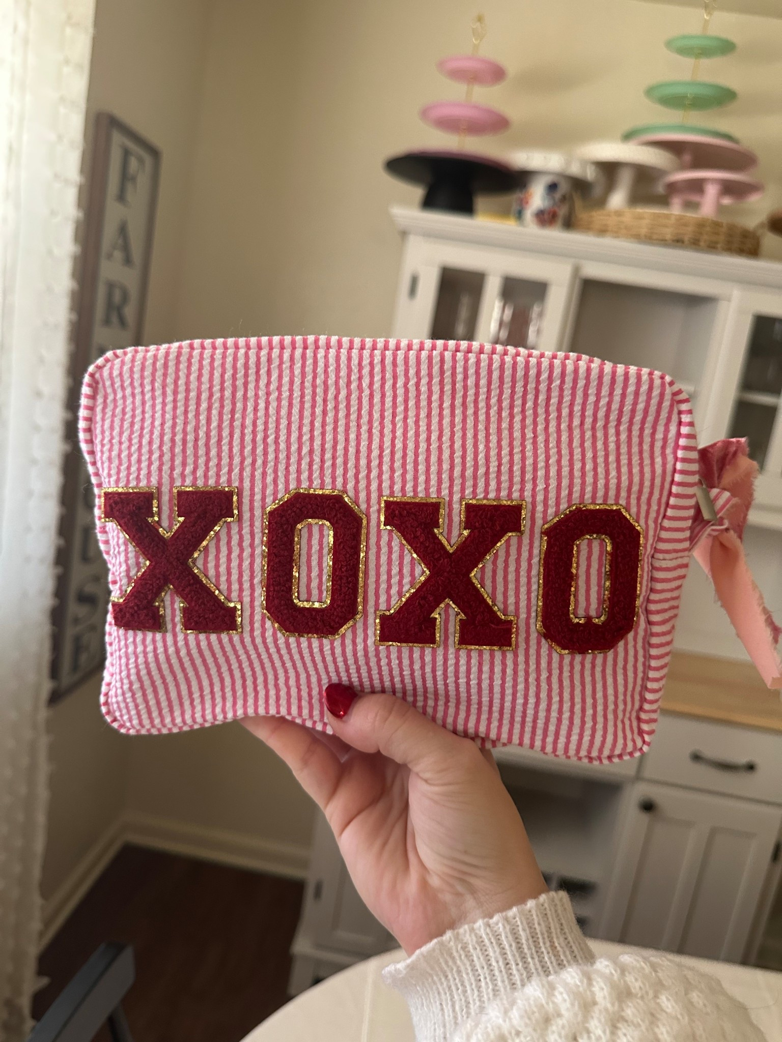 Your sign to make bestie bags! Love using chenille sticker patches for so many DIYs, especially these bags. Grab it all below and the free printable on my IG page.

#LTKSeasonal #LTKselfcare #LTKHome