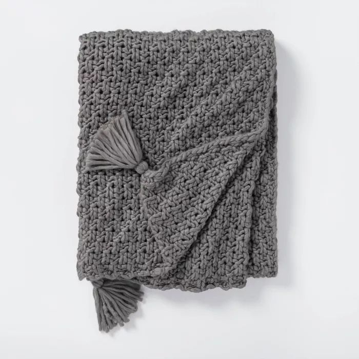 Chunky Knit Throw Blanket - Threshold™ designed with Studio McGee | Target