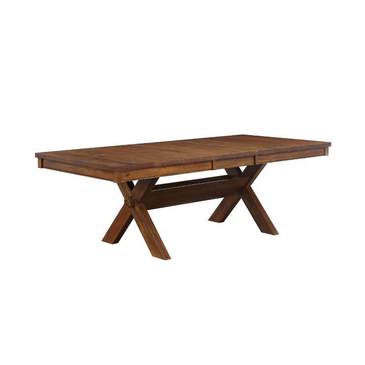 Apollo Extendable Dining Table Walnut - Acme Furniture | Target