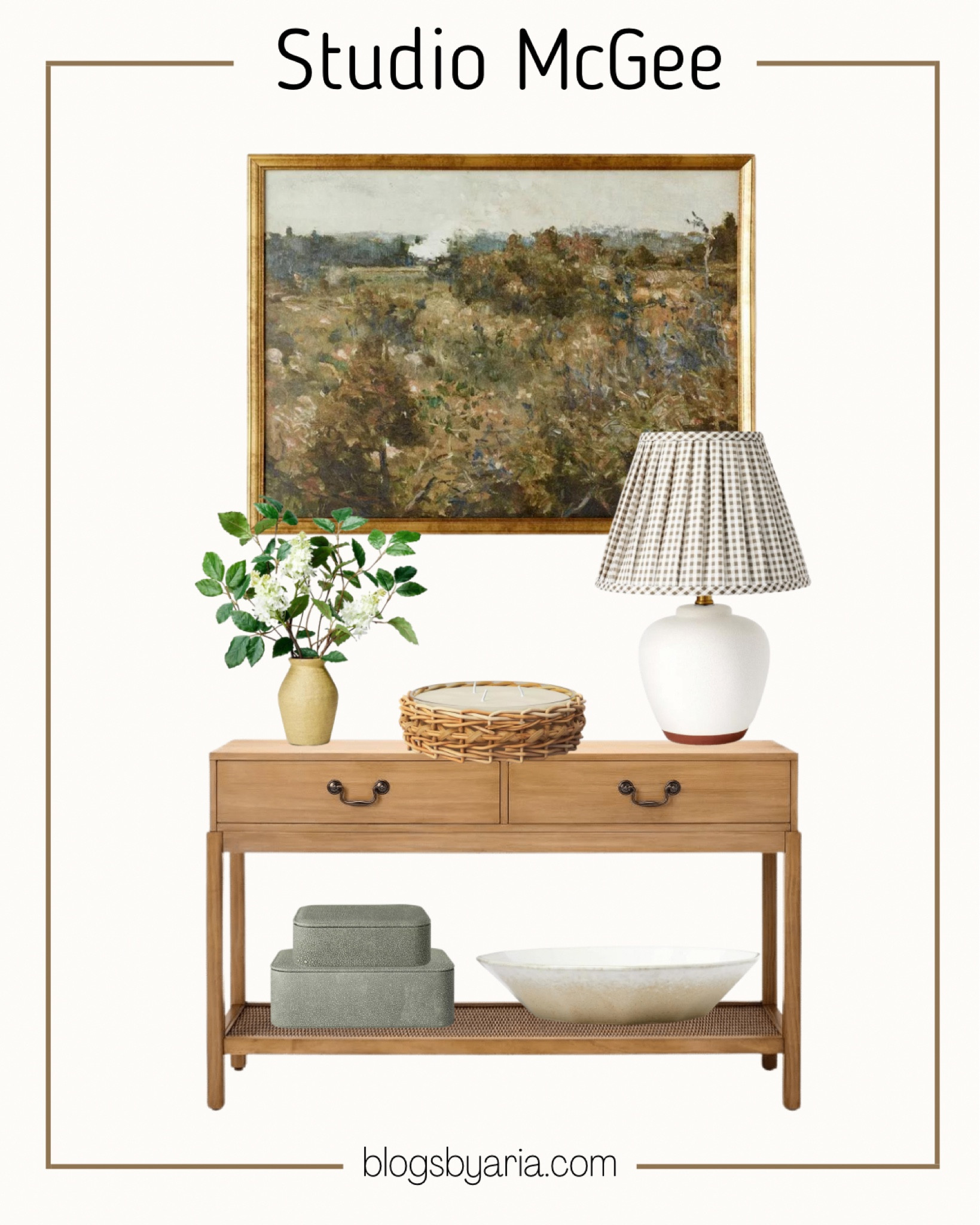Entryway styling idea with new arrivals from the Studio McGee Spring 2023 launch! Entryway table, console table, gingham lamp, wicker candle, stacked boxes, ceramic bowl

#homedecor #entryway #entrywaydecor #entrywaytable #entrywaywallart #entrywaymirror #consoletable #targetfinds #targethomedecor #targetdecor 

#LTKFind #LTKhome